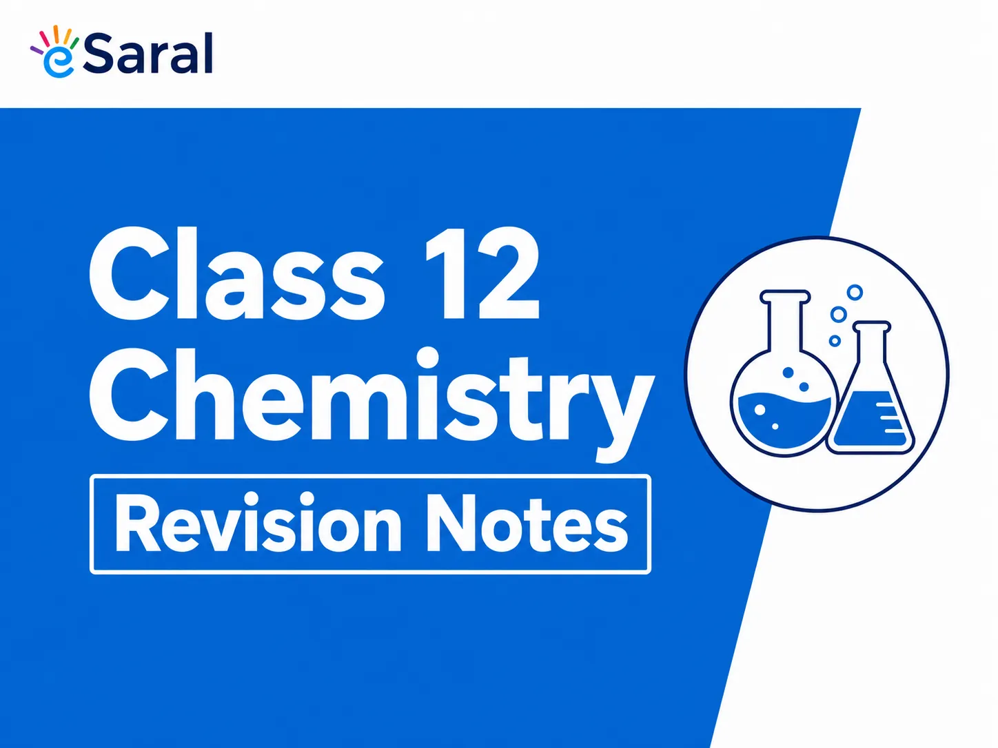 CBSE Class 12 Chemistry Revision Notes 2026-27 - PDF Download